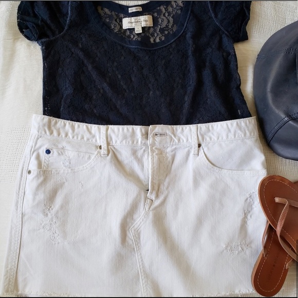 🕊GAP White Mini Skirt🕊 - Picture 3 of 8